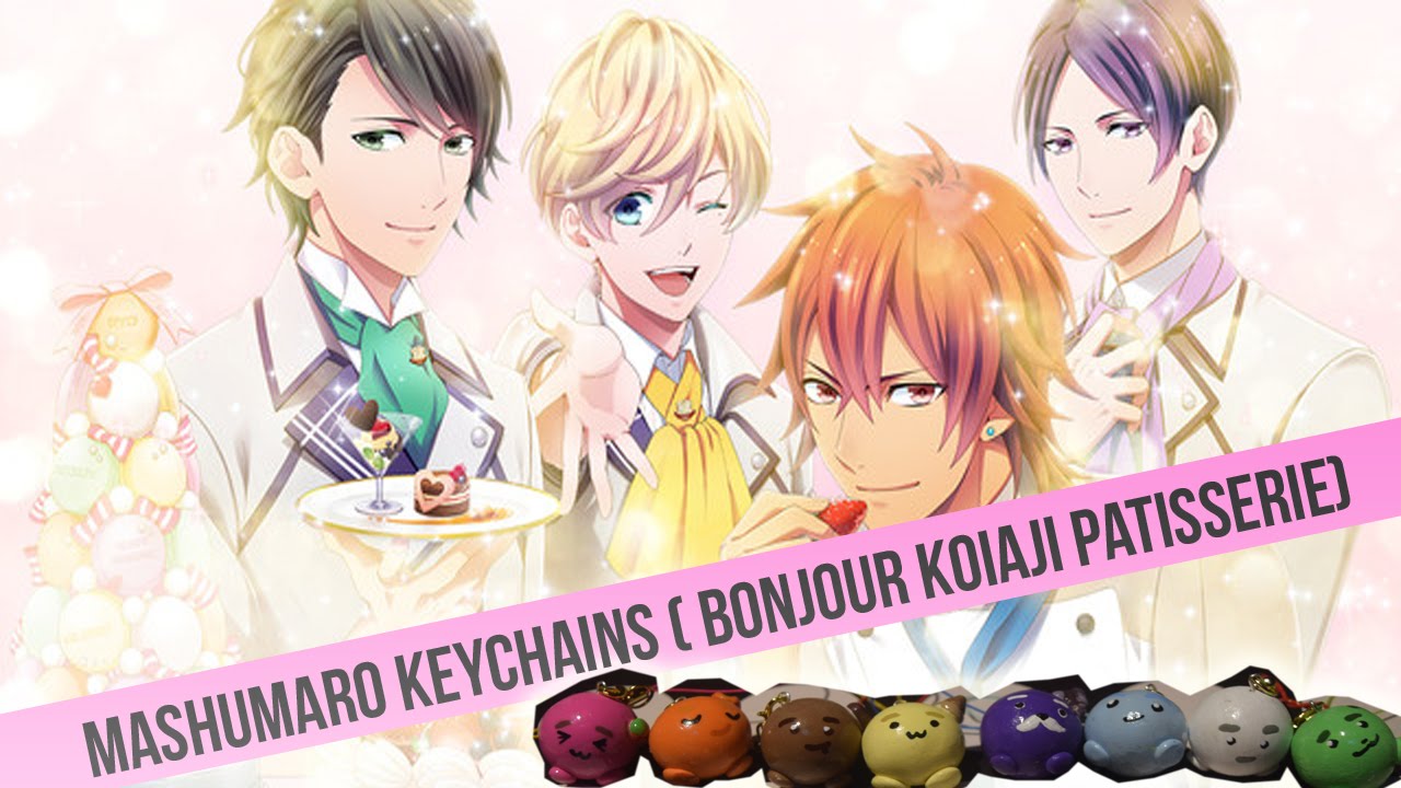 Anime Decorations DIY: MashuMaro KeyChains ( Bonjour Koiaji Patisserie)