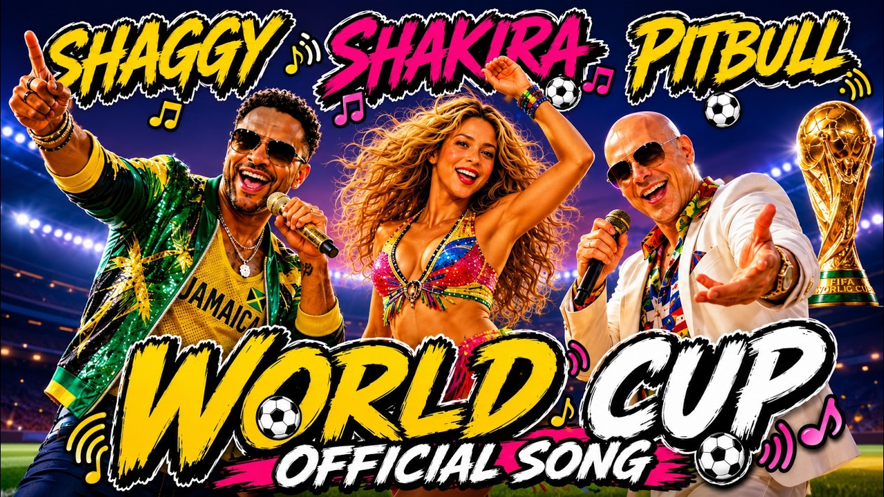 ⚽🔥 Shaggy x Shakira x Pitbull &ndash; Dance for the World Cup | Official Music Video