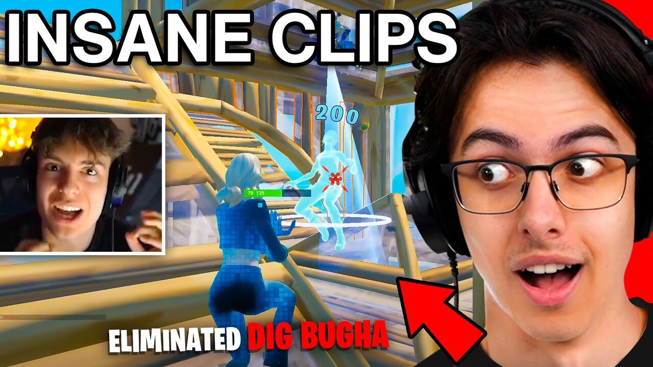 Reacting To Fortnite Pro's Most INSANE Clips