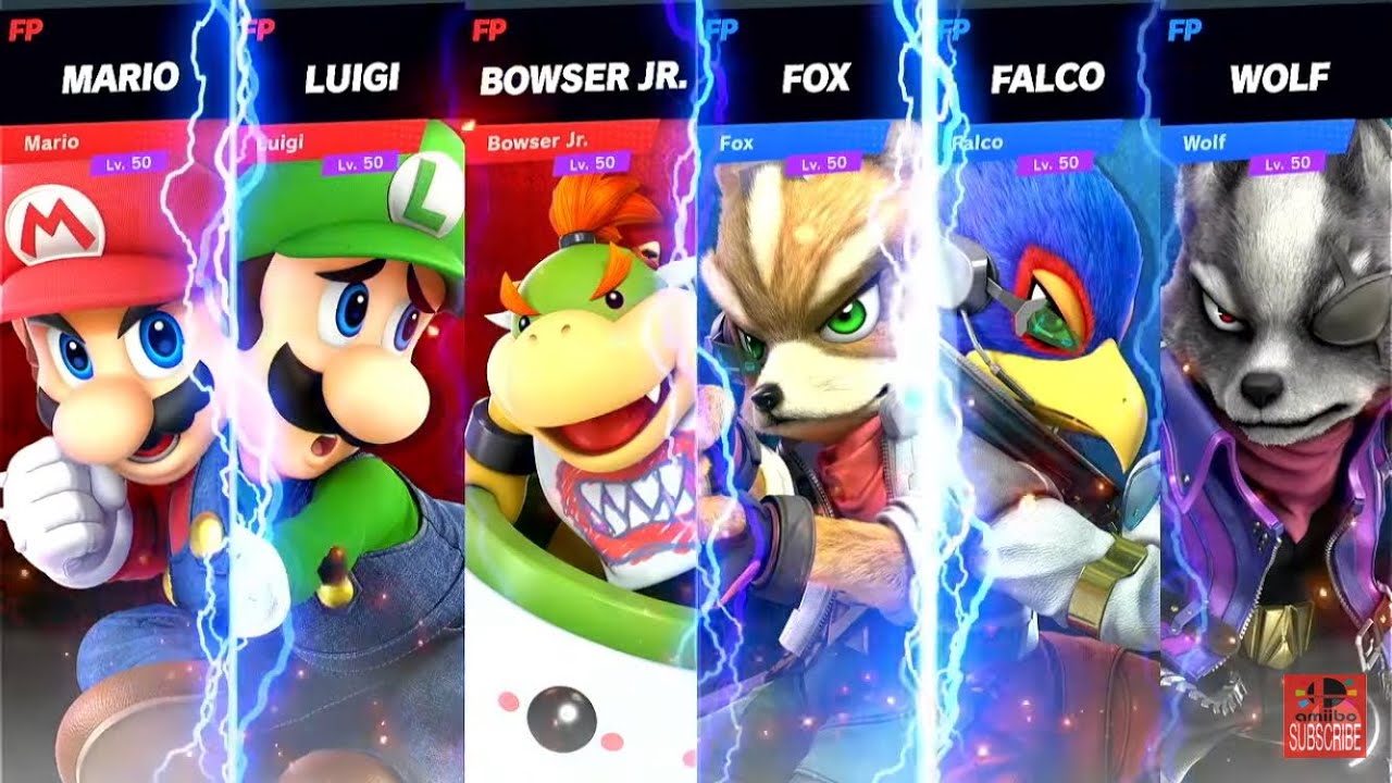 Super Smash Bros Ultimate Amiibo Fights Request Super Mario vs Star Fox