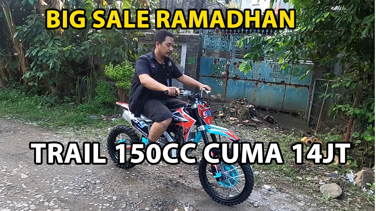 RAMADHAN SALE #10 MINI TRAIL 150CC SYMOTOS 09 CUMA 14JT SAJA
