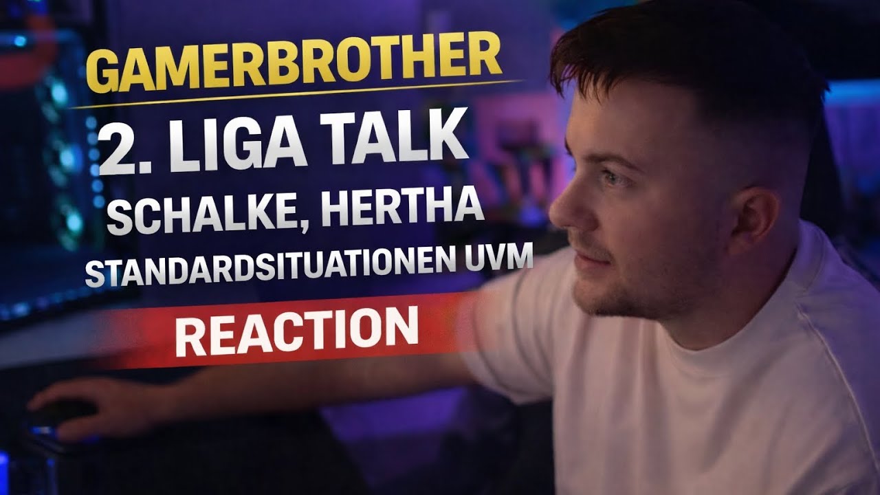 Gamerbrother / Broski 2. Liga Talk über Hertha, Schalke, Magdeburg uvm | Reaction