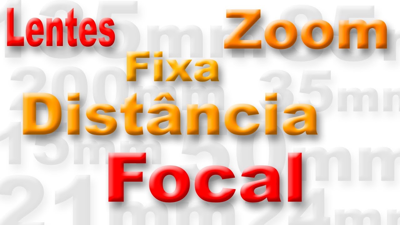 Fotografia Básica - Aula 9 - Distância Focal - Lentes Fixa e Zoom