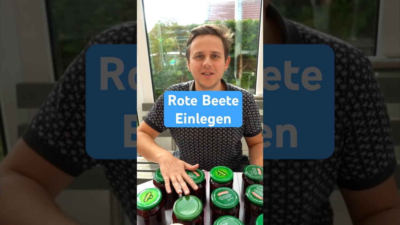Eingelegte Rote Beete - Familientag #rotebeete #einlegen #omi #mama #rezept #short #shorts