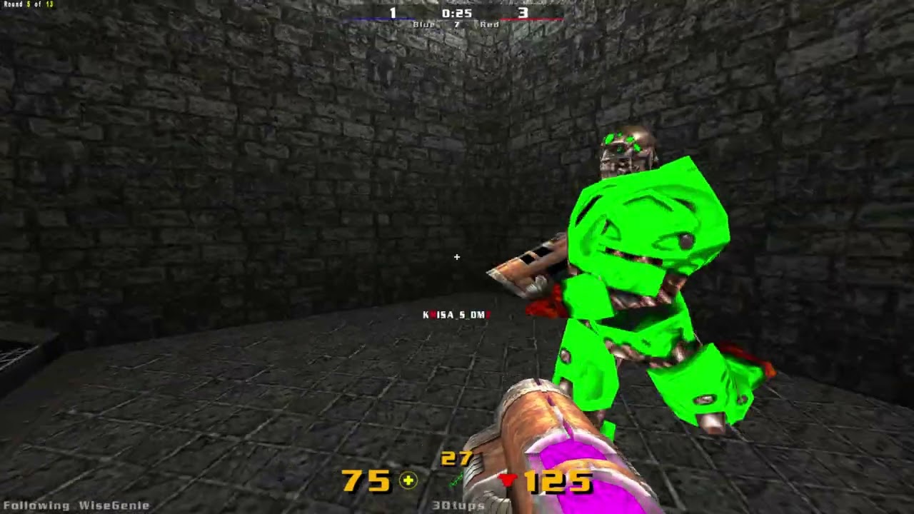 WiseGenie vs KRISA_S_DM7 | 1st map jaxdm8 | Q3CA 1v1 Winter Cup 2025