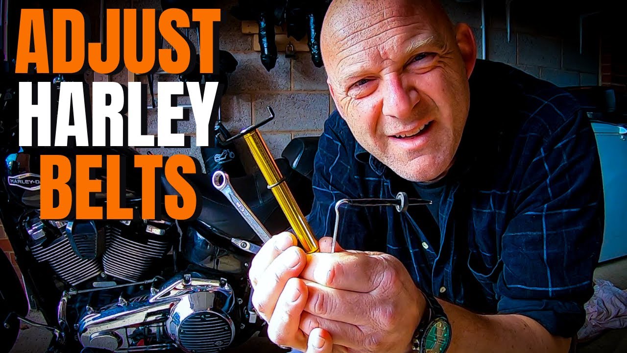 Как отрегулировать натяжение приводного ремня Harley Davidson M8 Softail