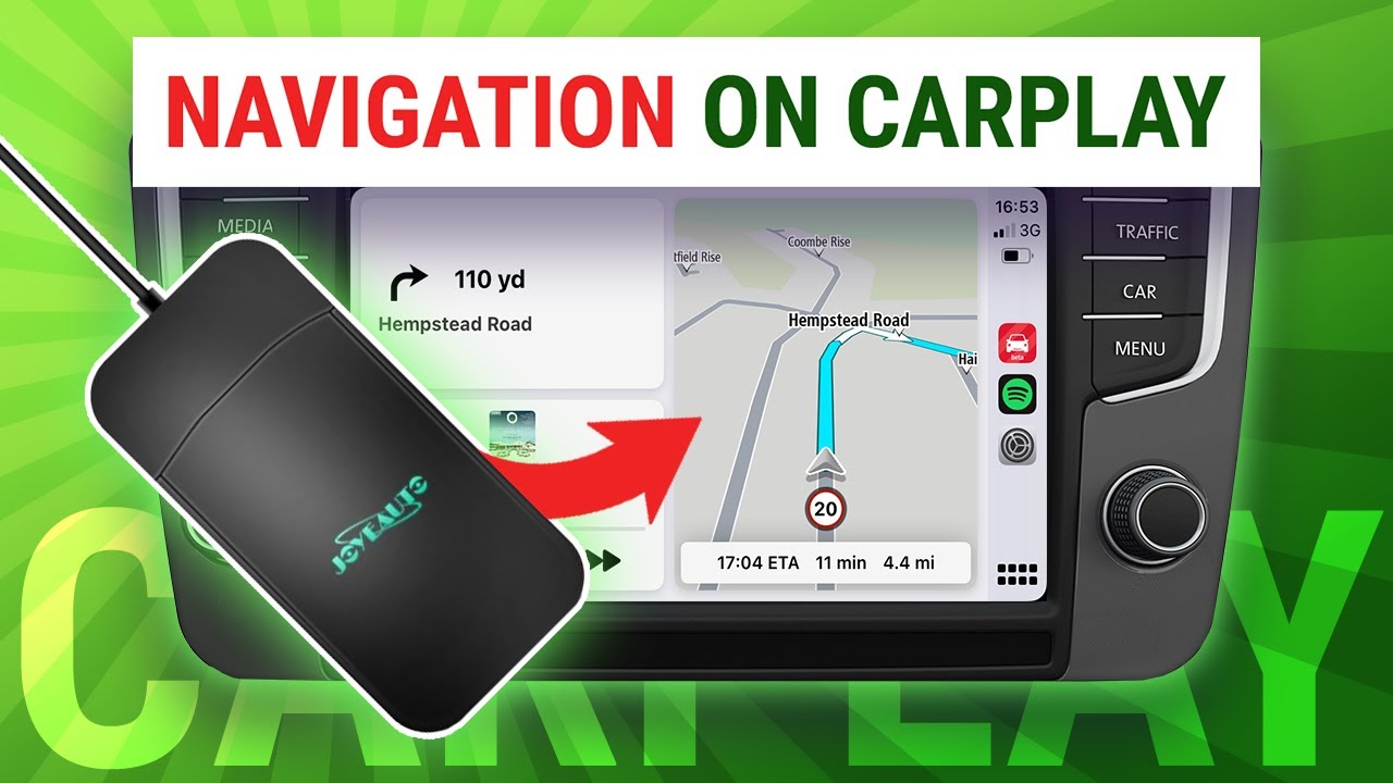 Wireless Apple CarPlay Navigation Delay Test - Google Maps - CarPlay Life