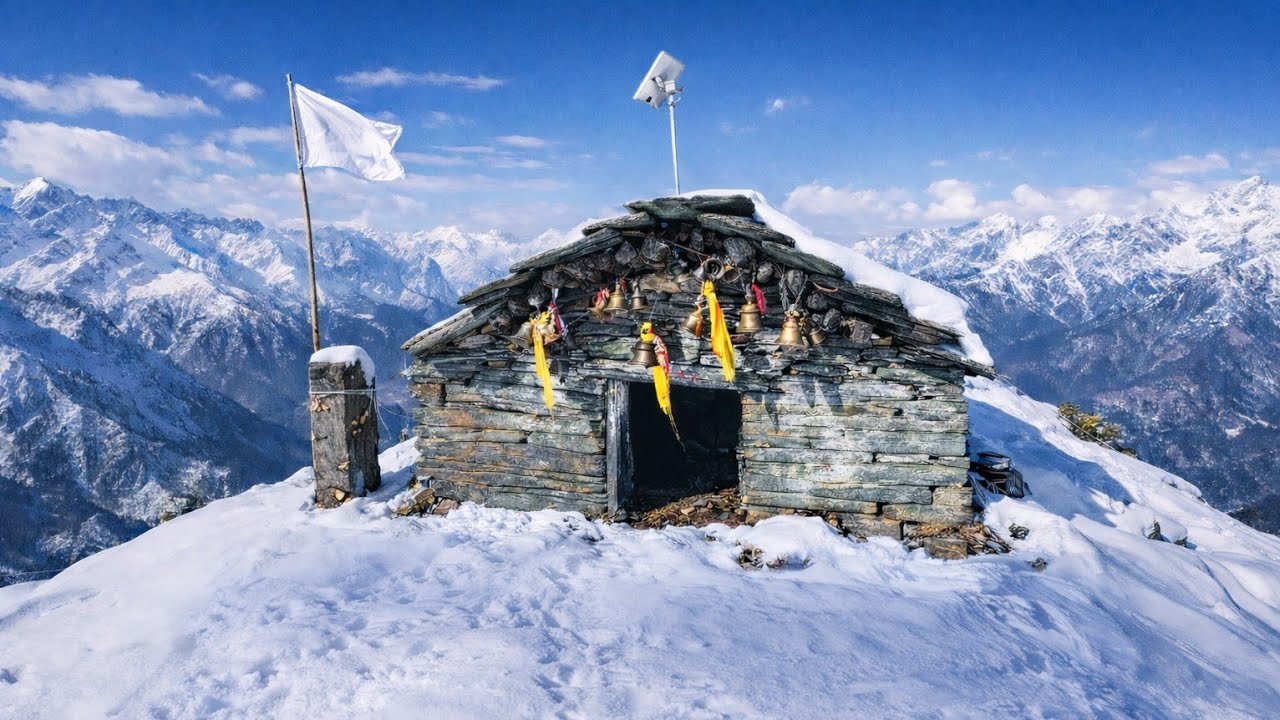 ❄️ हिमालय की गोद में मां भगवती जी | बर्फ़ में चमत्कारी दर्शन 😍 ।। Anup Negi ।। @anuppahadivlog 