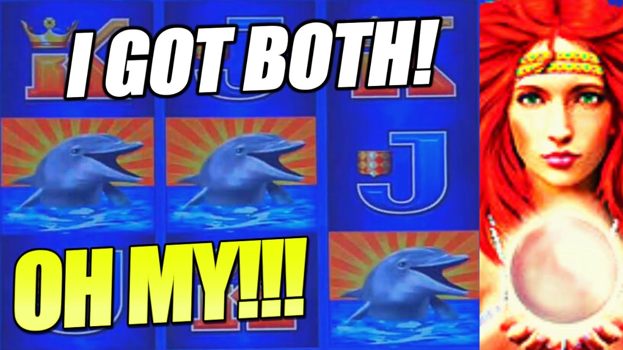 DOLPHINS MAKE A SPLASH! 2 HAND PAY JACKPOTS ON LIGHTNING LINK MAGIC PEARL