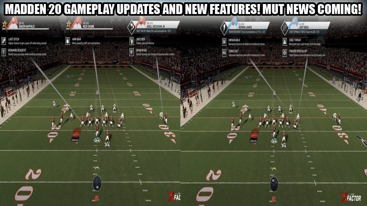 MADDEN 20 NEW GAMEPLAY UPDATES AND NEW FEATURES! ULTIMATE TEAM NEWS COMING! | MADDEN 20