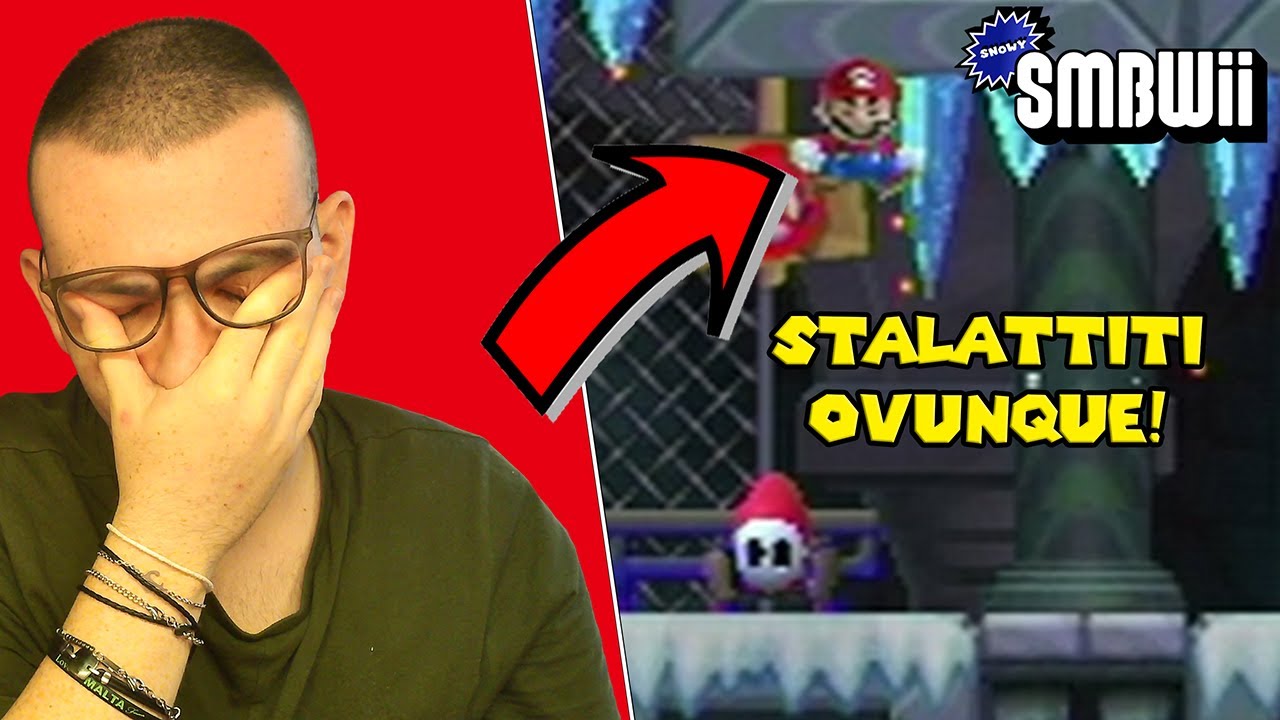 QUESTA MOD INVERNALE DI NSMBW MI HA DATTO DANNARE - Snowy Super Mario Bros. Wii ITA