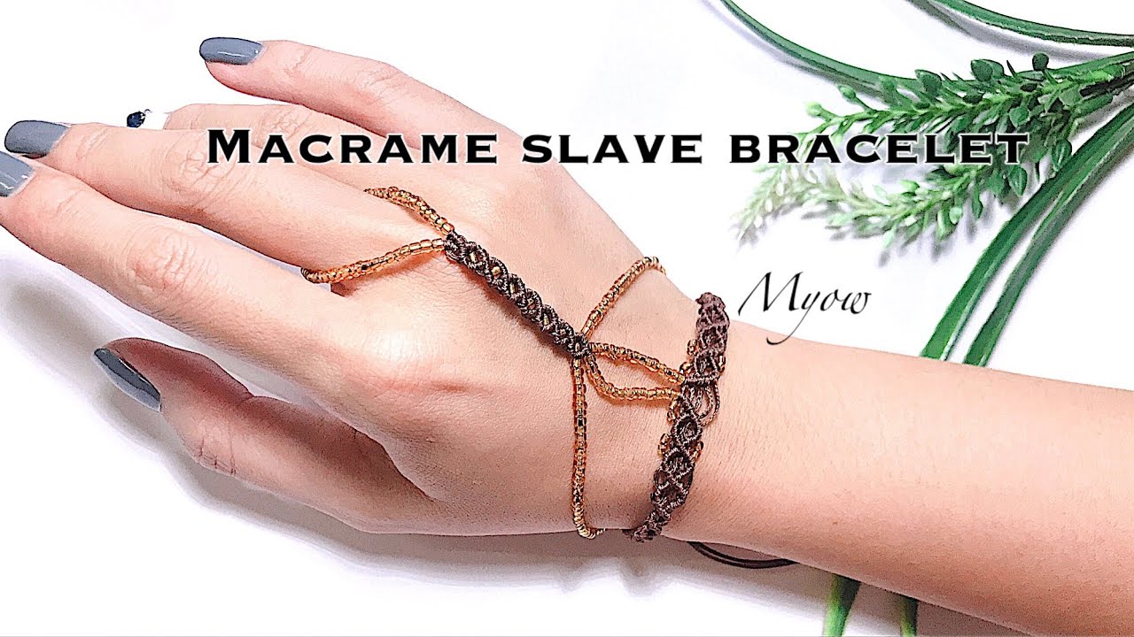 Macrame slave bracelet - Myow #81