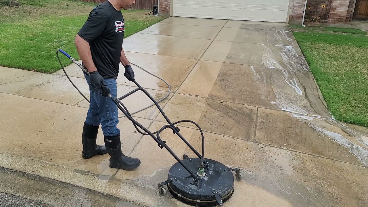 Driveway cleaning