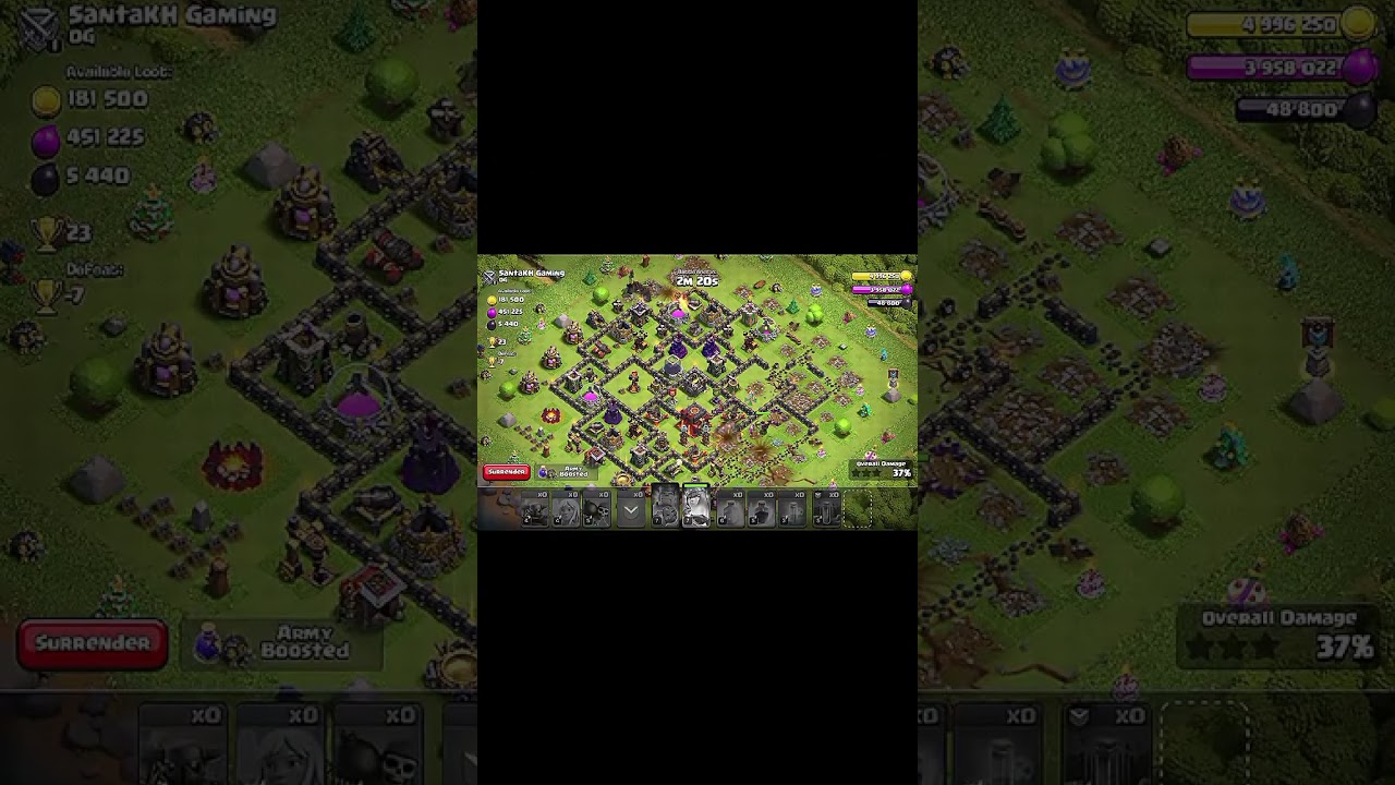 War Highlights #clashClashoClans #COCstrategies #TH12warattacks.