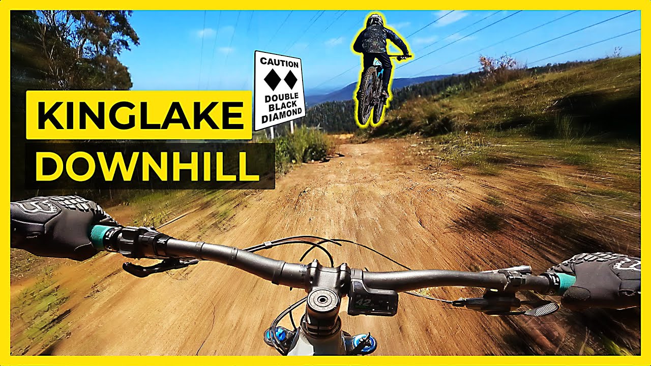 First Ride on A Full DH Double Black Trail at Kinglake