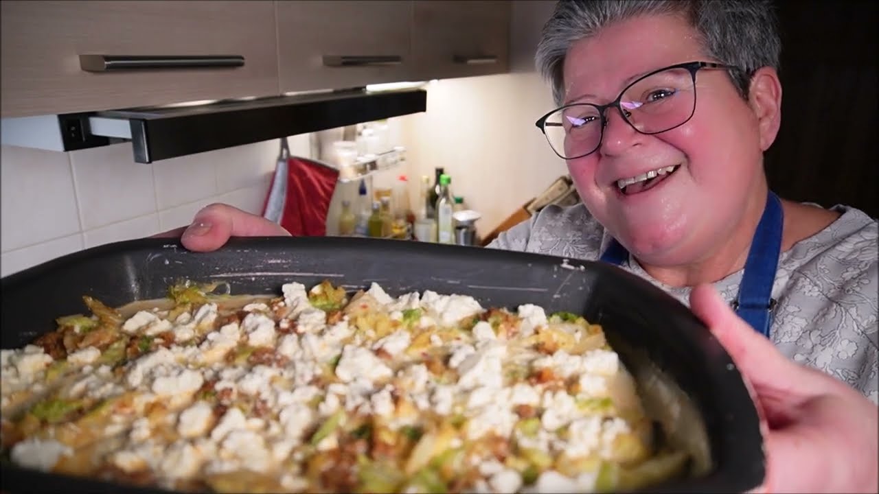Wirsingauflauf mit Feta geht auch mit Weißkohl