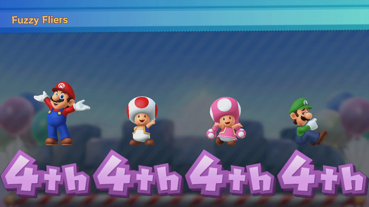 Mario Party 10 - Mario, Luigi, Toad, Toadette - Coin Challenge (Master Difficulty)