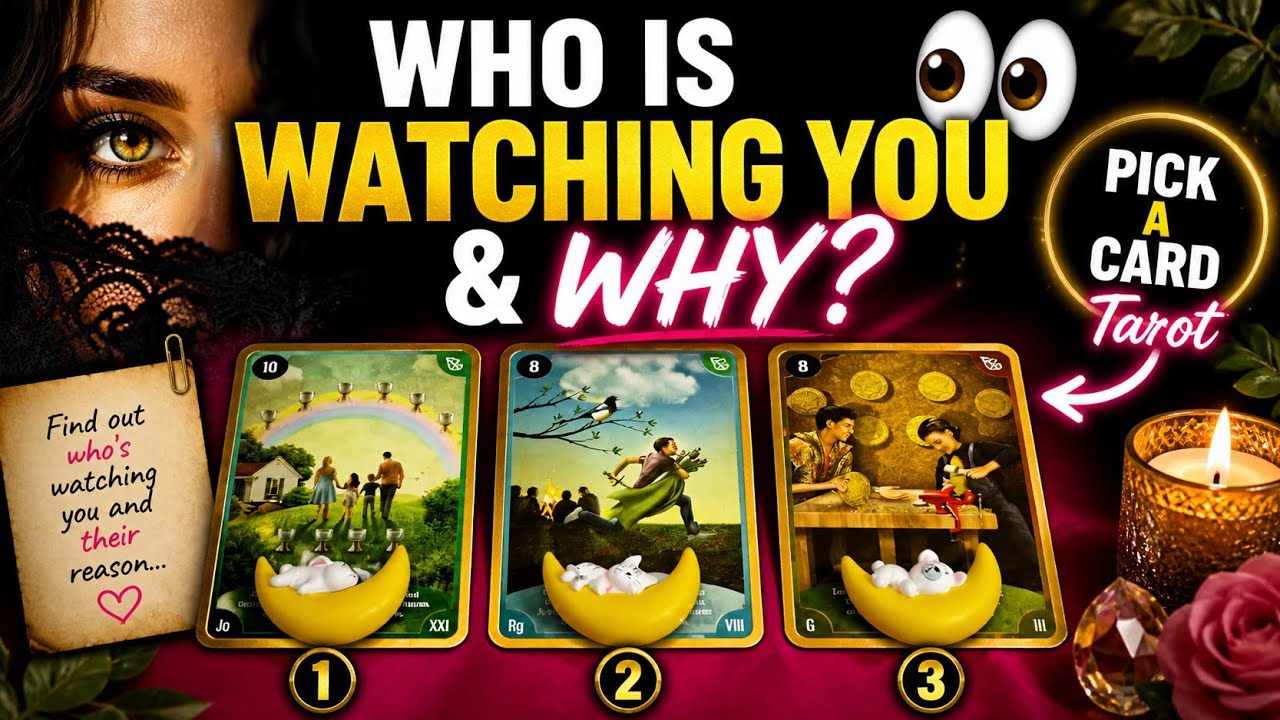 🔮 Who is spying on you? & Why? 🔮 pick a card tarot, timeless ✨️