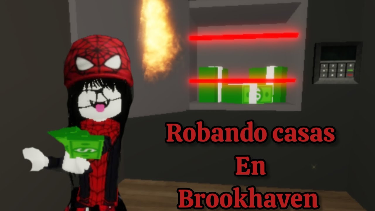 Mi primer video 👁️👄👁️/ROBANDO CASAS EN BROOKHAVEN(Roblox)