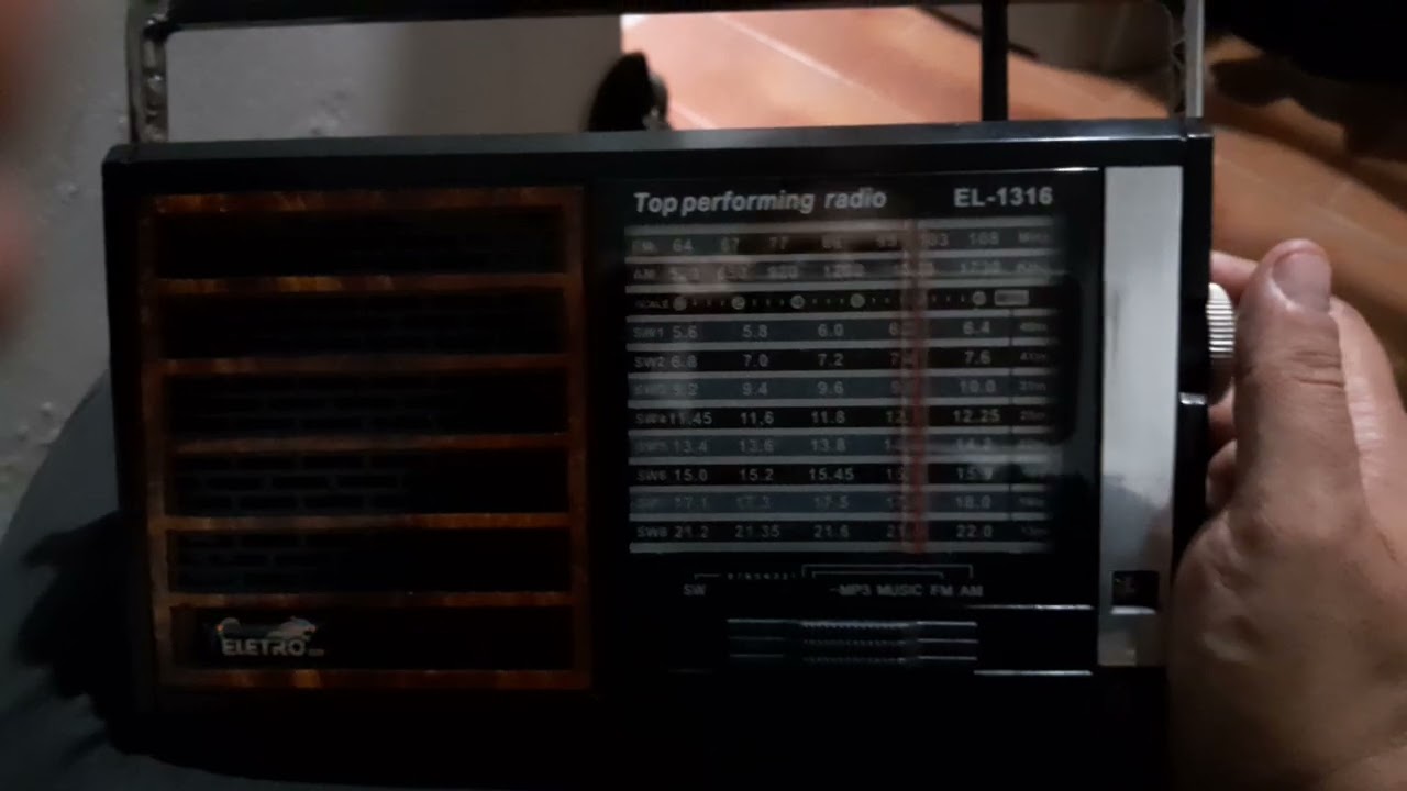 nem chuva nem tempo ruin para este radio eletromex EL-1316 