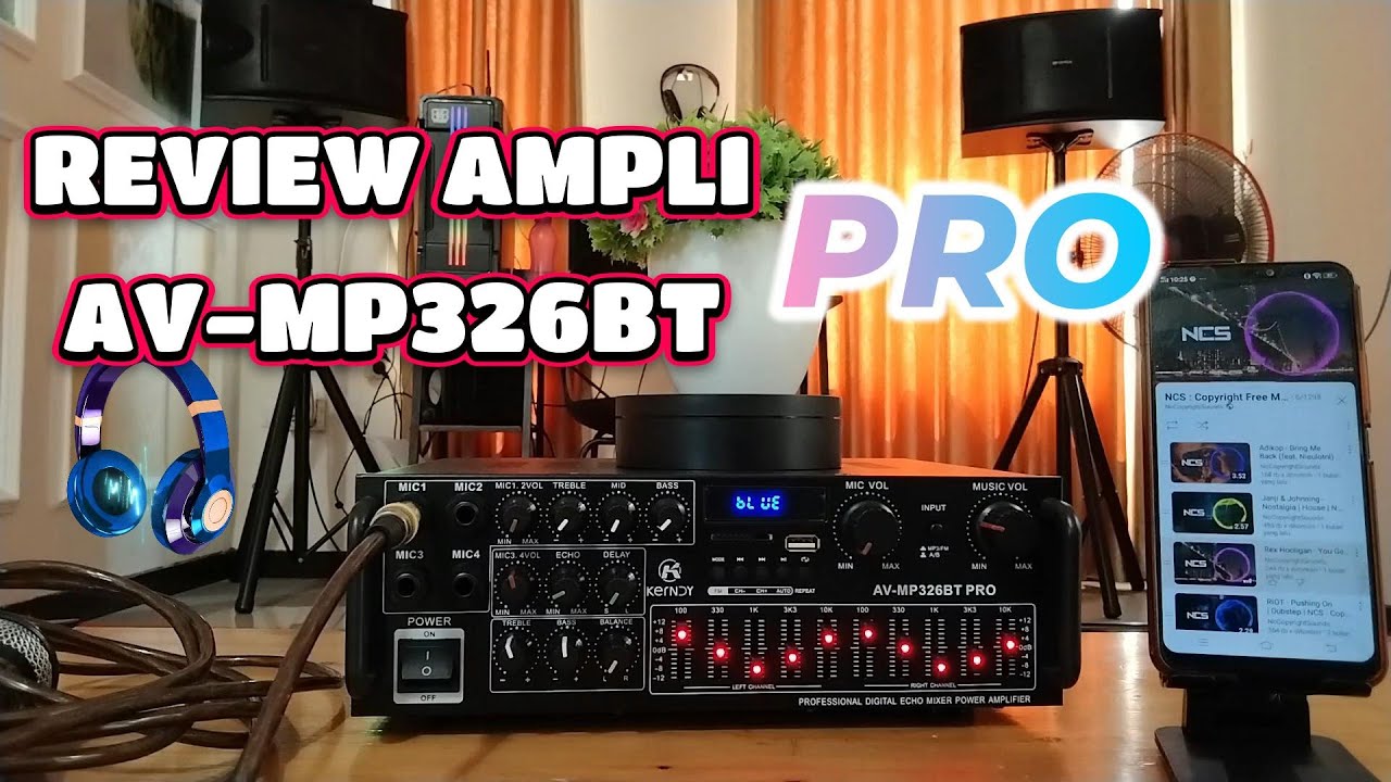 Kerndy AV MP326 BT Pro Amplifier Review: Amplifier for home use or medium-sized cafes