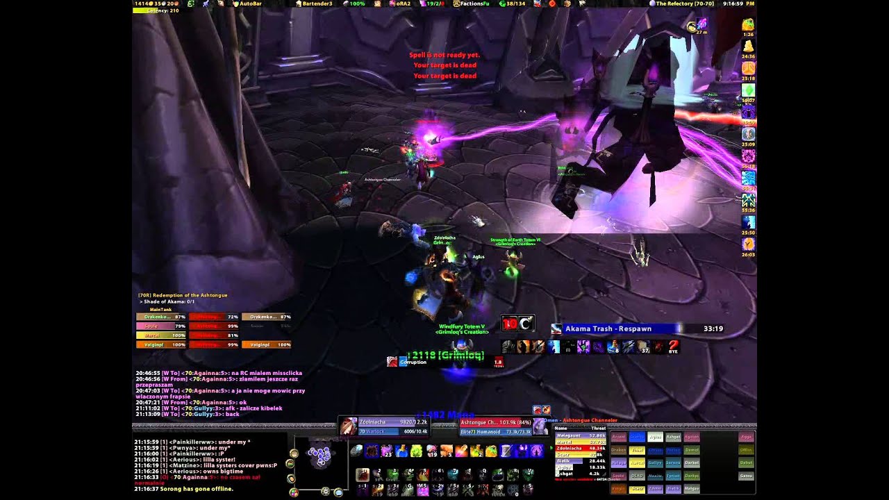 WoW: Burning Crusade - Shade of Akama [+TeamSpeak]