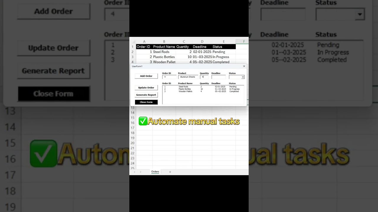 🚀 UserForm Creations in VBA Are Super Fun! | Unlock Advanced Features & Integrations  #shortsvideo
