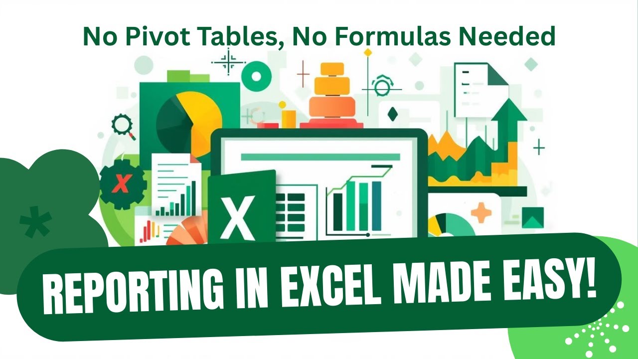 Fast Excel Tricks 2026: Prepare Excel Reports in Seconds! (No formulas, No pivottable)