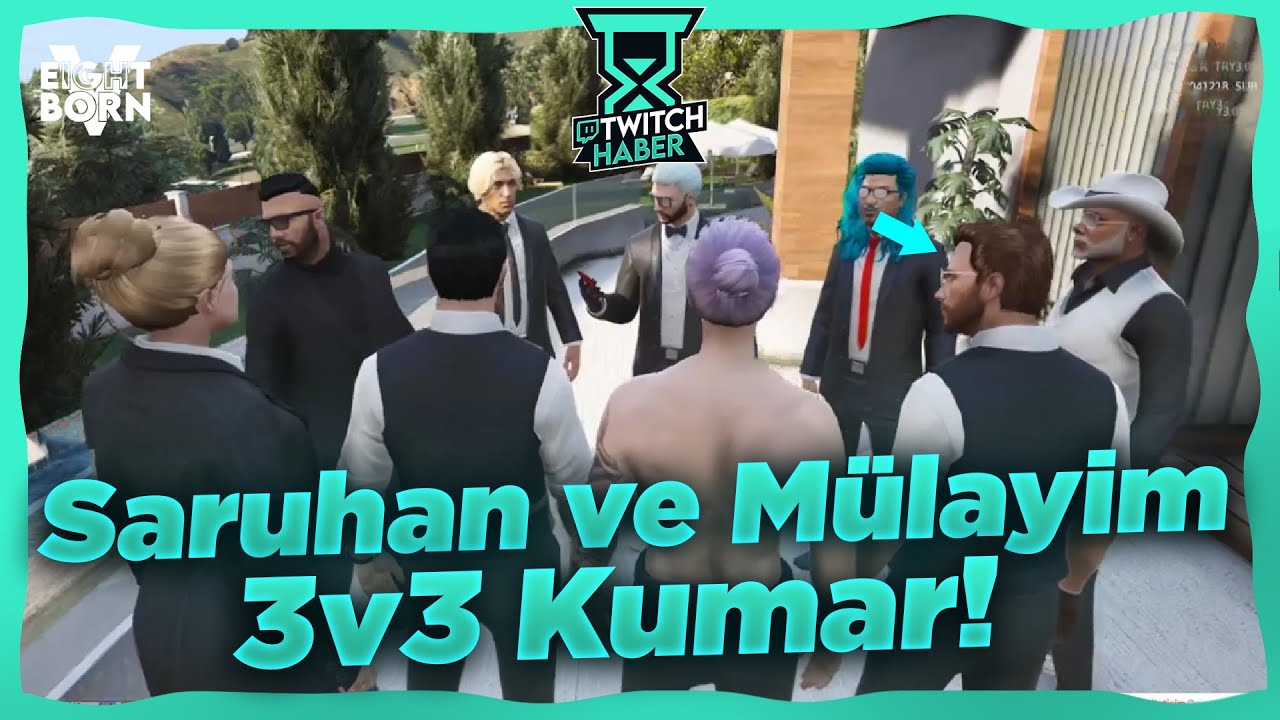 Saruhanlar ve Mülayimler 3v3 Kumar Oynuyor! | EightbornV2