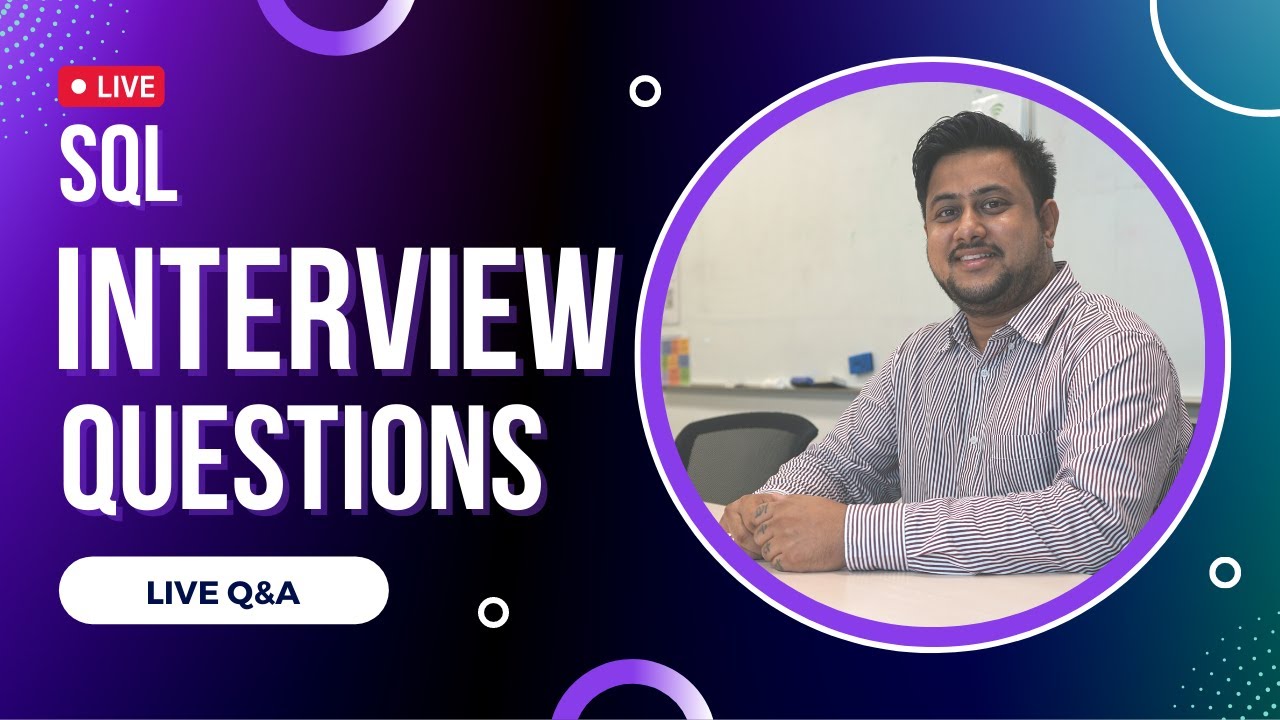Important SQL Interview Questions for Analytics - Live Q&A