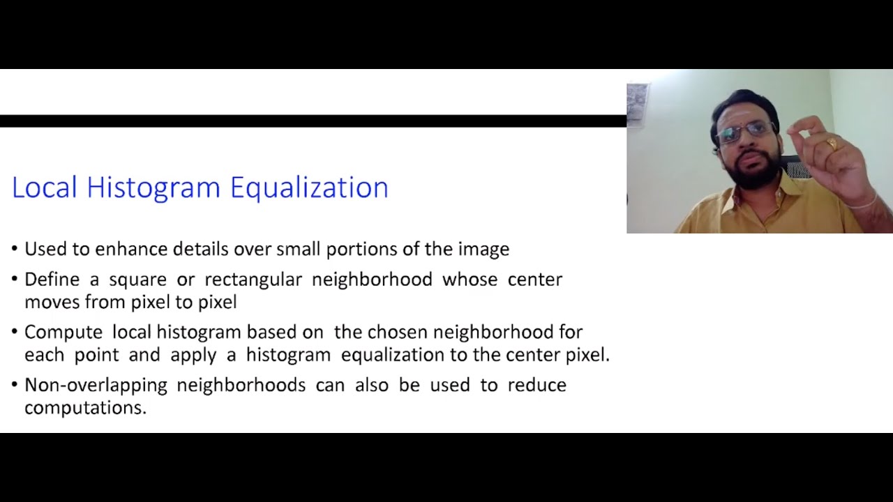 L14 - Adaptive Histogram Equalization (AHE) and Contrast Limited AHE