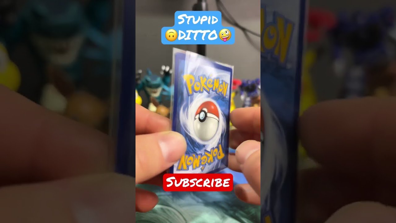 🙃STUPID DITTO🤪 #pokemon #crownzenith #pokemonshorts #pok&eacute;mon #ditto #altart #shorts #pokemontcg