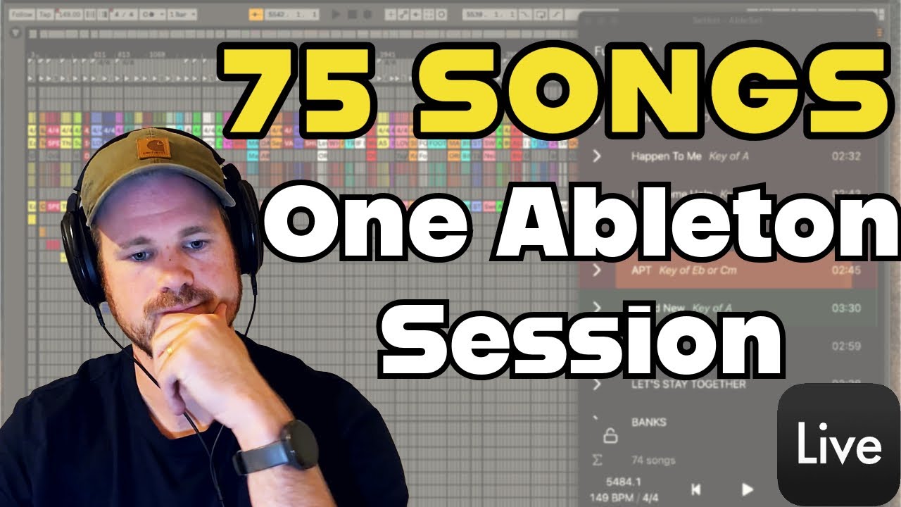 I Built a 75-Song Ableton Set… In One Session