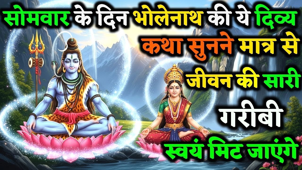 सोमवार को भोलेनाथ की ये दिव्य कथा सुन लो तो – जीवन के सारे दु:ख खुद ही मिट जाएंगे |  Vrat Katha