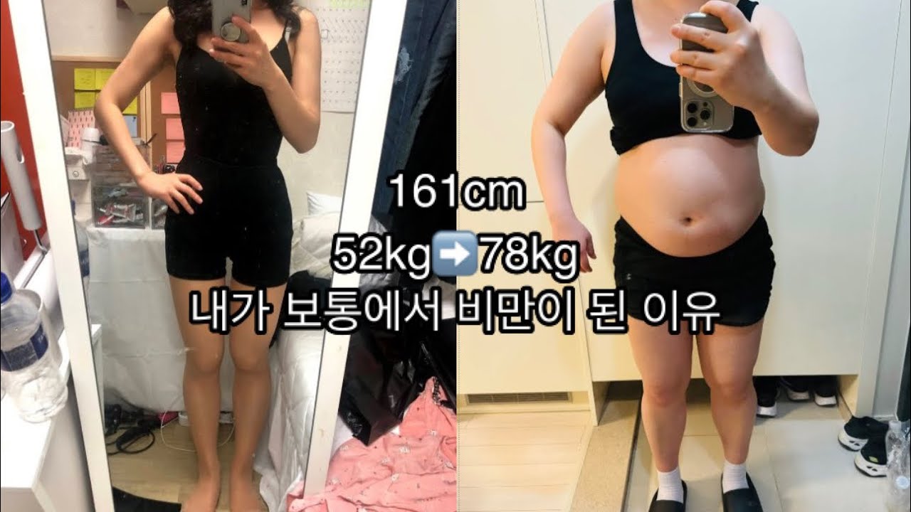 +26kg 요요 맞고 비만이 된 이유 ㅣ 살찐 후 무력감,대인기피,식비폭탄,당뇨전단계 | diet vlog
