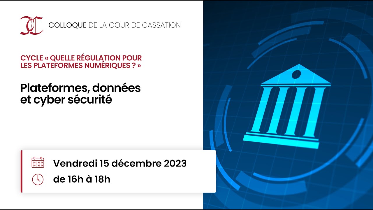 Plateformes, données et cyber sécurité