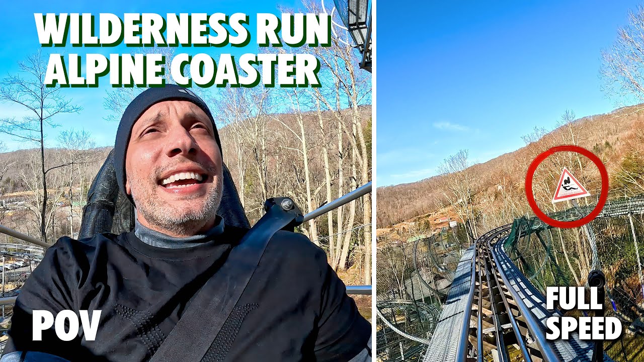Wilderness Run Alpine Coaster in Banner Elk, NC | POV and MORE