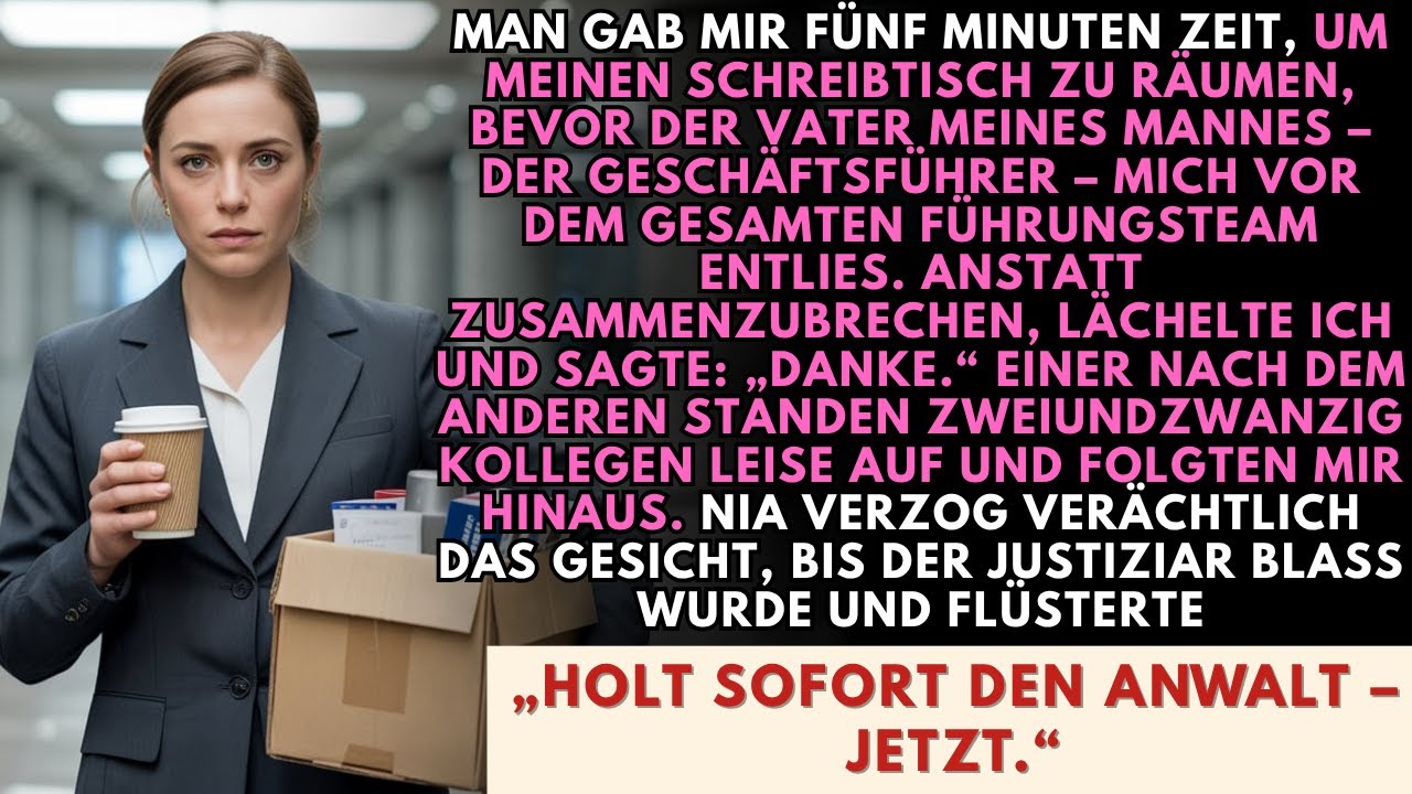 Mein Milliardär-Schwiegervater feuerte mich im Luxusboardroom — 22 Kollegen gingen mit