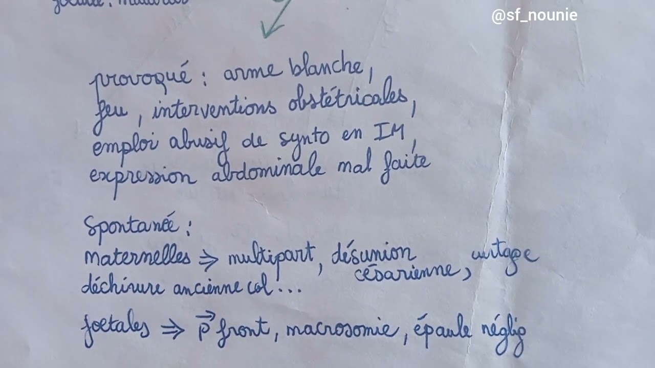 Obstétrique path : rupture utérine 💥😔
