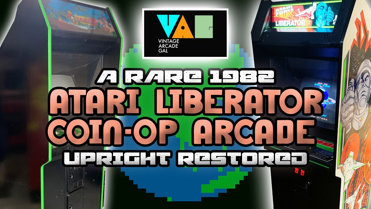 1982 Atari Liberator Arcade Game Restored