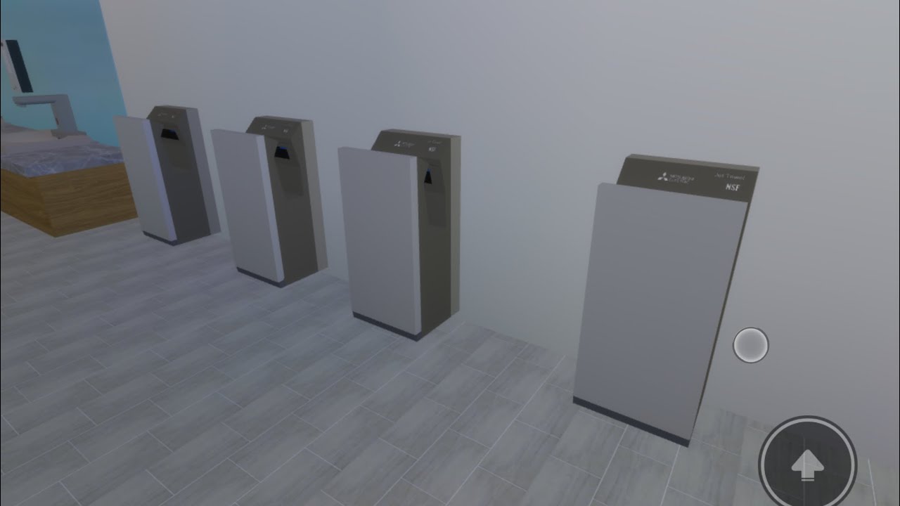 Roblox Mitsubishi Jet Towel Slim Hand Dryers @ M&S Lakewood Shopping Centre Llanorfan Wales
