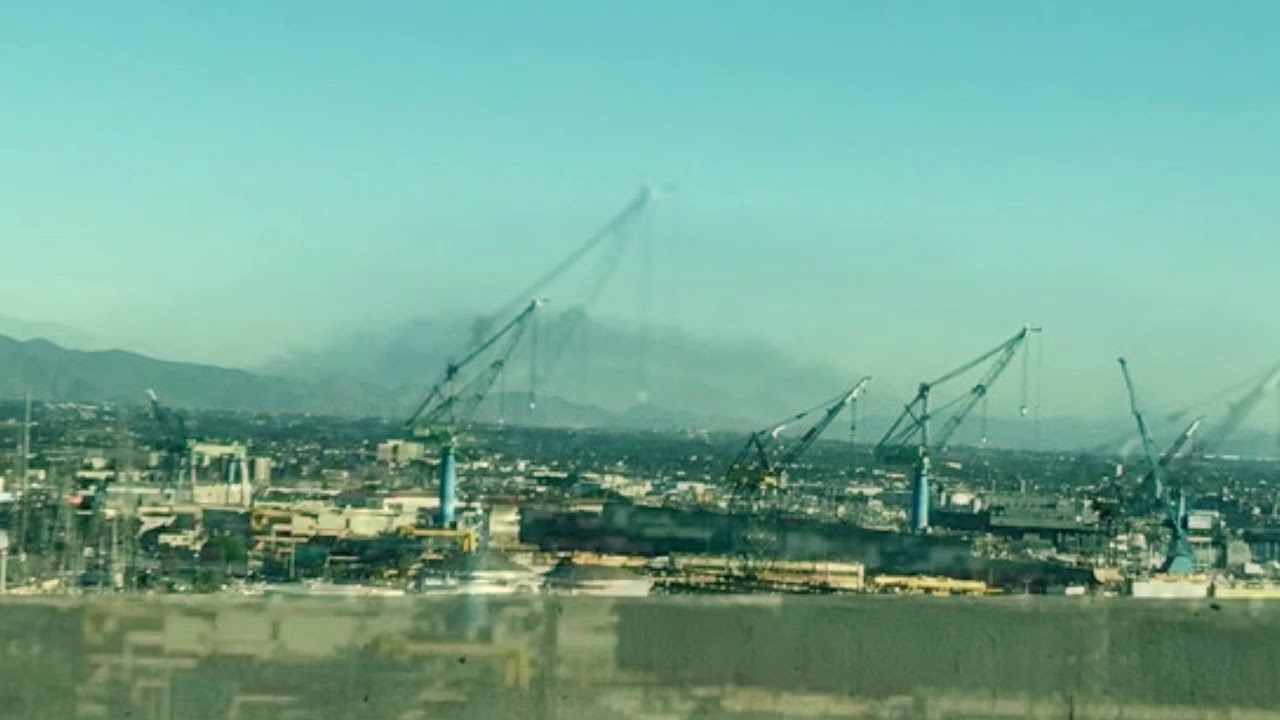 Plume of smoke from Mexico brush fire seen in San Diego