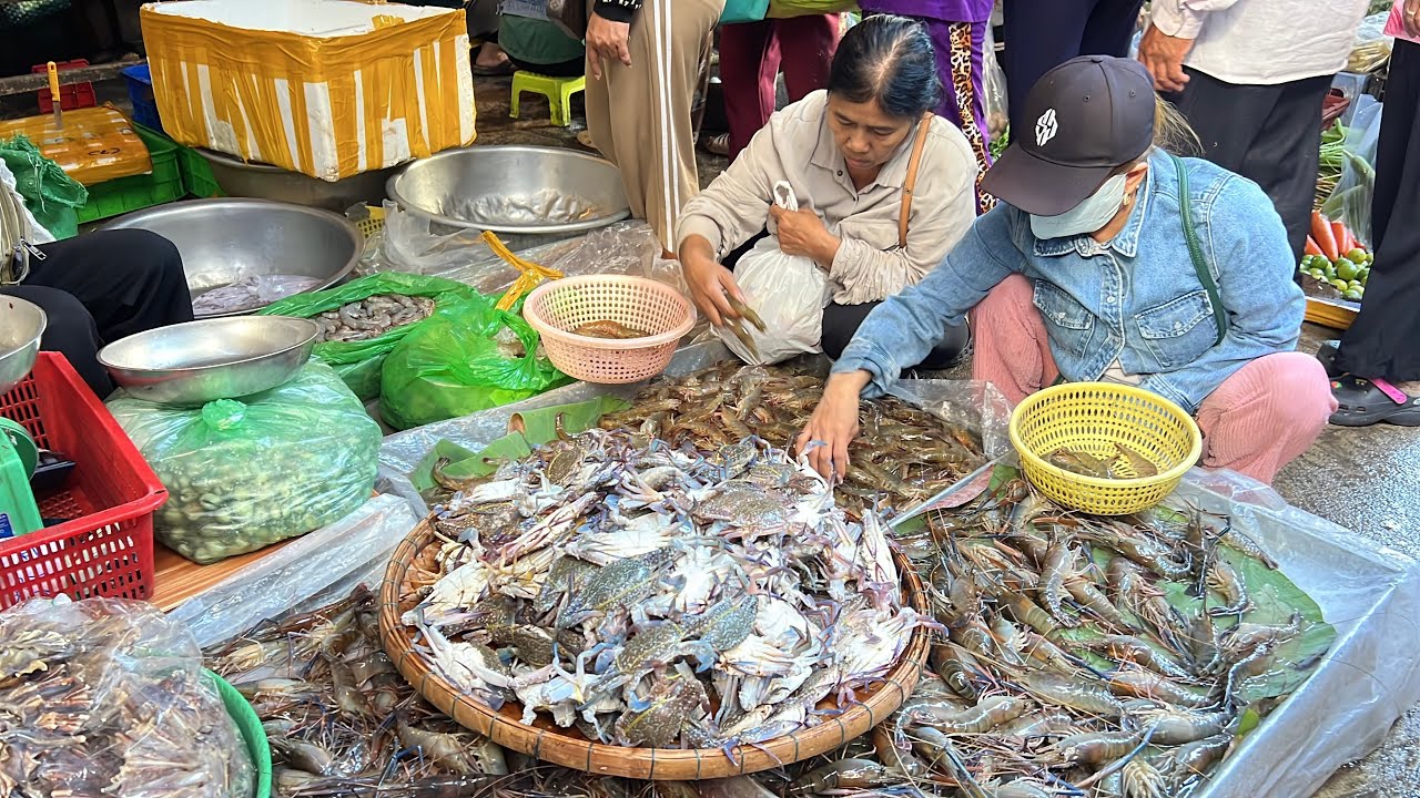 Various Market Street Food in Phnom Penh 