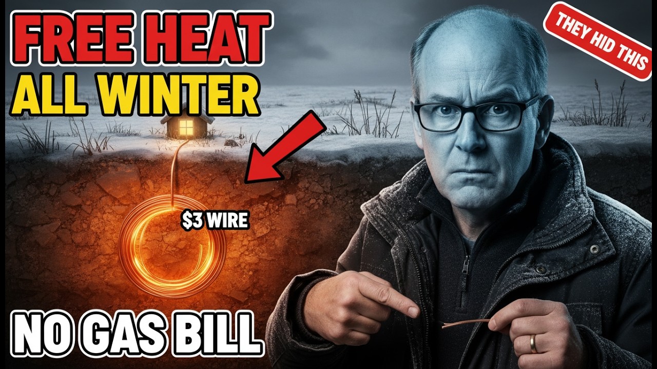 This $3 WIRE Buried Underground Heats Your Home FREE All Winter &mdash; Power Companies Are Furious