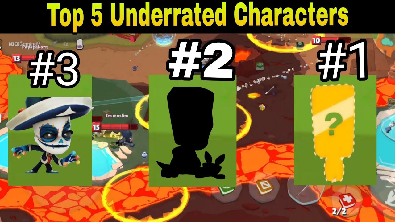 Top 5 Zooba Underrated Character That Makes You Win Every Match | Zooba