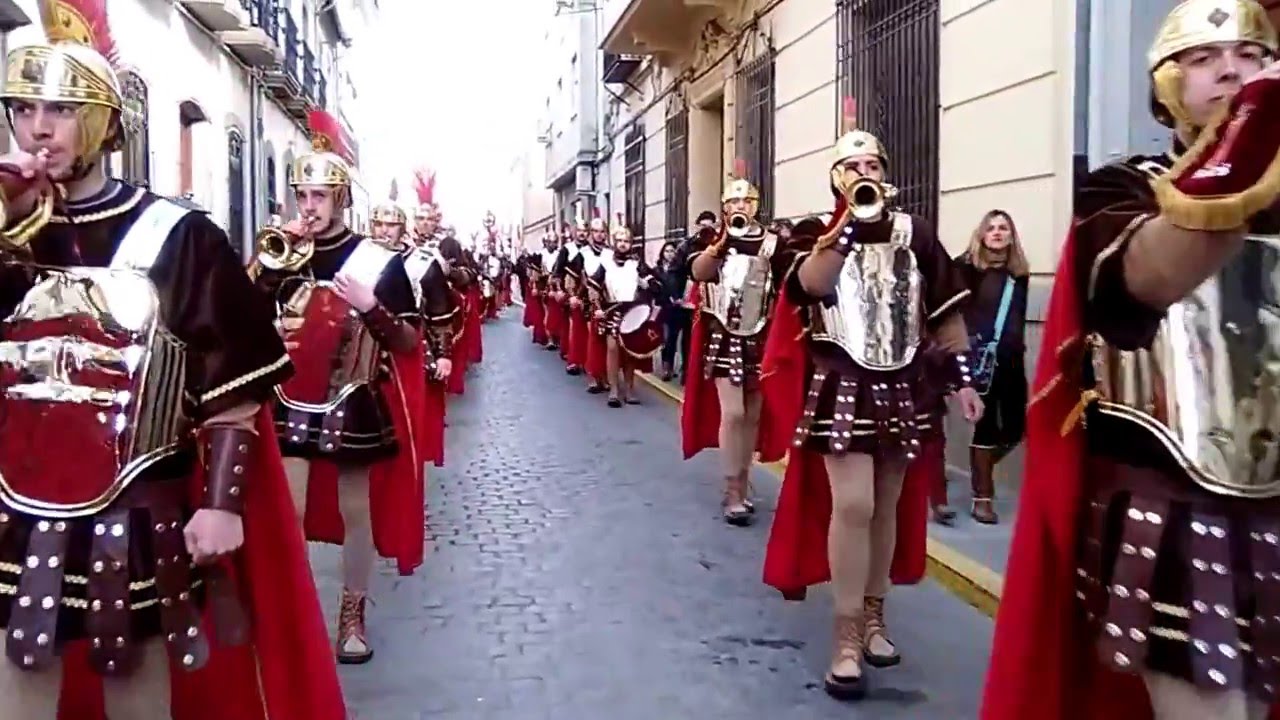 PASACALLES EN POZOBLANCO HACIA LA PLAZA. ROMANOS DE VILLAHERMOSA