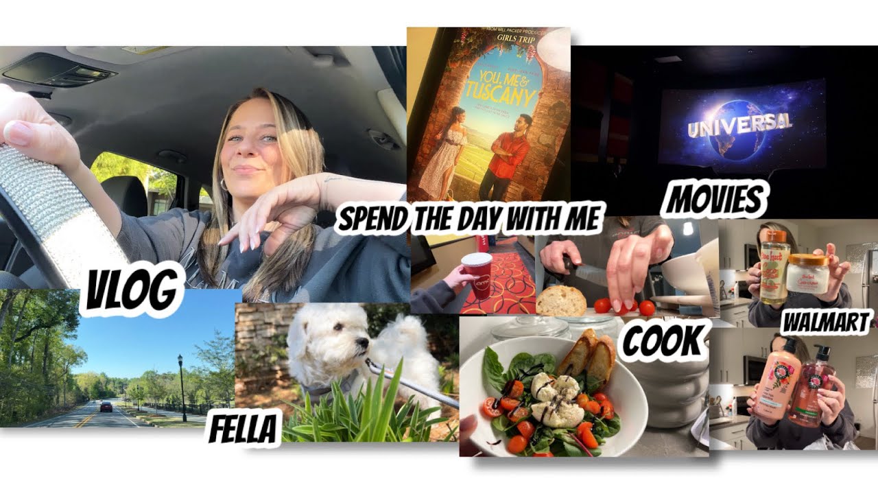 VLOG | SPEND THE DAY WITH ME | MOVIES | WALMART HAUL | COOK WITH ME | FELLA