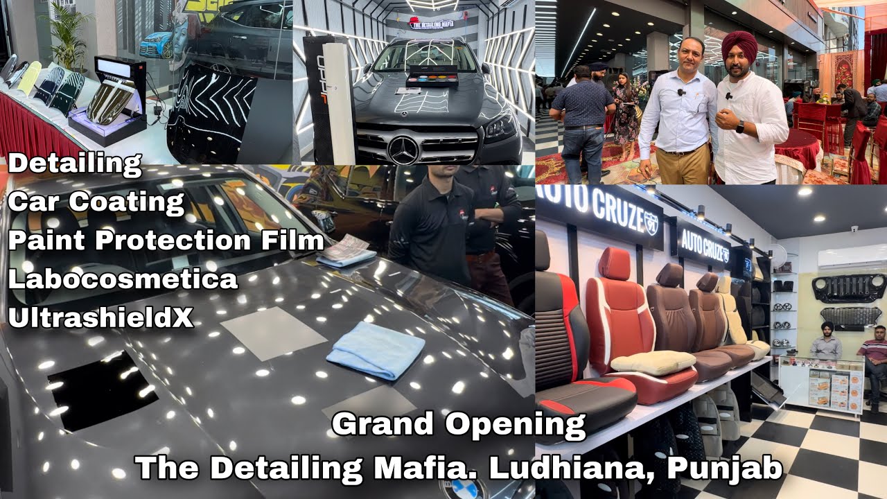 Grand Opening | The Detailing Mafia | 4M International Brand | Car Detailing, Coating, PPF Ludhiana.
