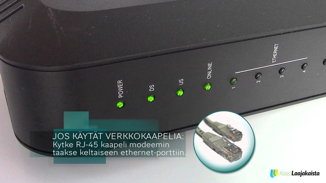 Opastus laajakaistan käyttöönottoon