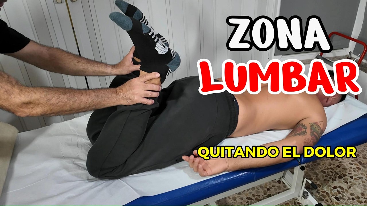 Masaje lumbar, sesión completa y efectiva.